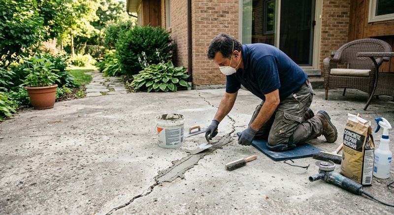 Concrete Porch Repair in Des Moines, IA