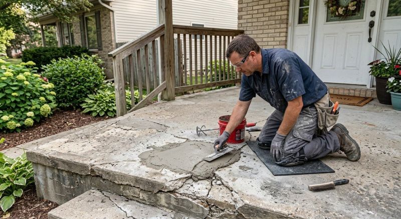 Concrete Driveway Repair Service