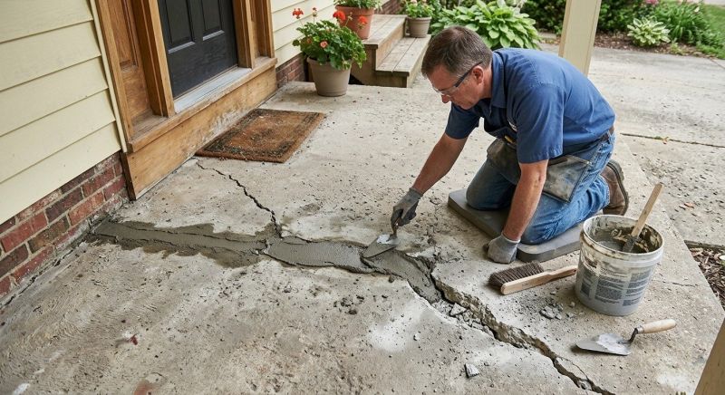Concrete Driveway Repair Service